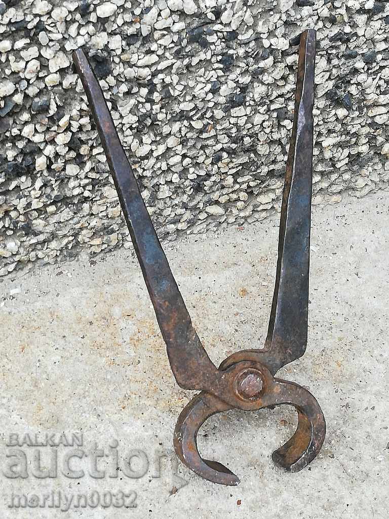 Ancient primitive crumpled keretten pliers in the 20th century - 5 Ancient primitive crumpled keretten pliers in the 20th century - 5