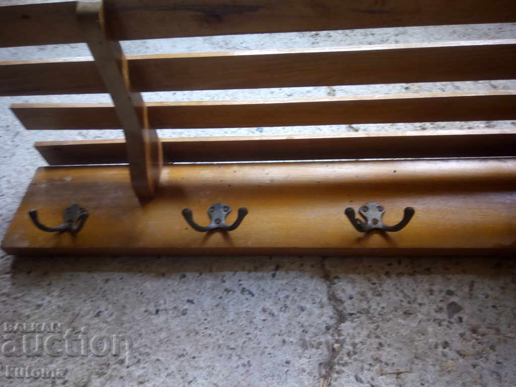 An old wooden hanger with price 24.99 BGN | € 12.78