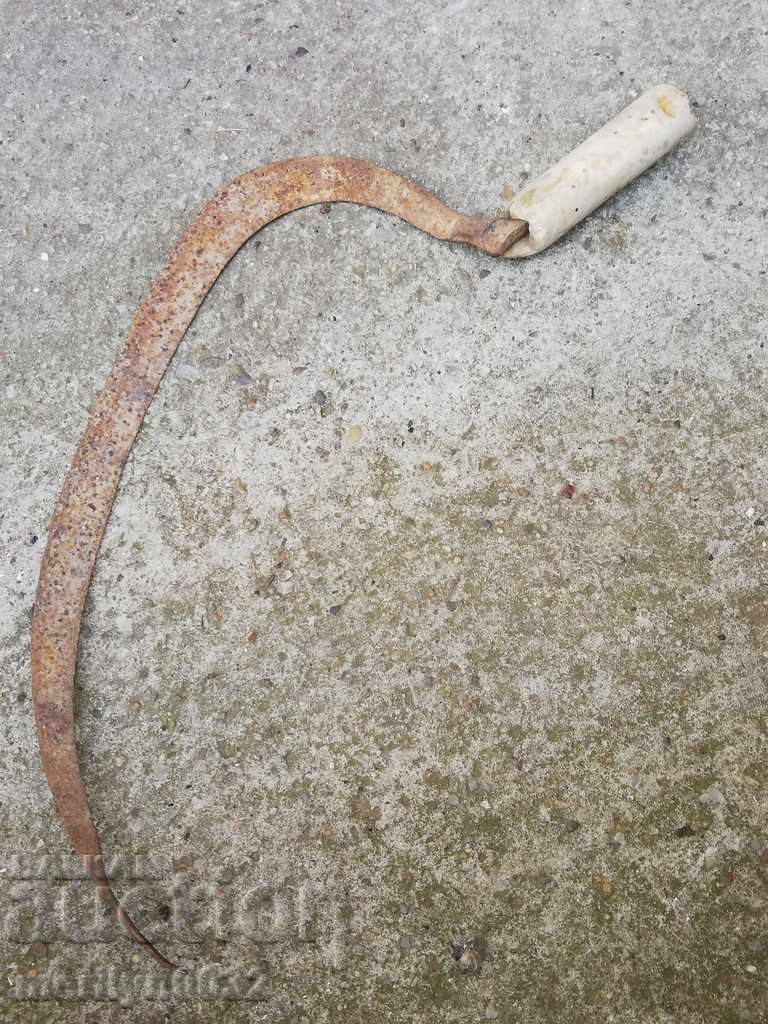 Delivery of Old forged sickle farm wrought iron tool Delivery of Old forged sickle farm wrought iron tool