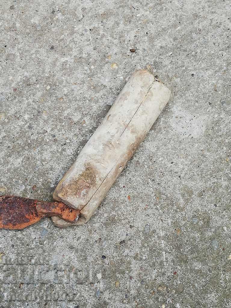 Old forged sickle farm wrought iron tool - 5 Old forged sickle farm wrought iron tool - 5