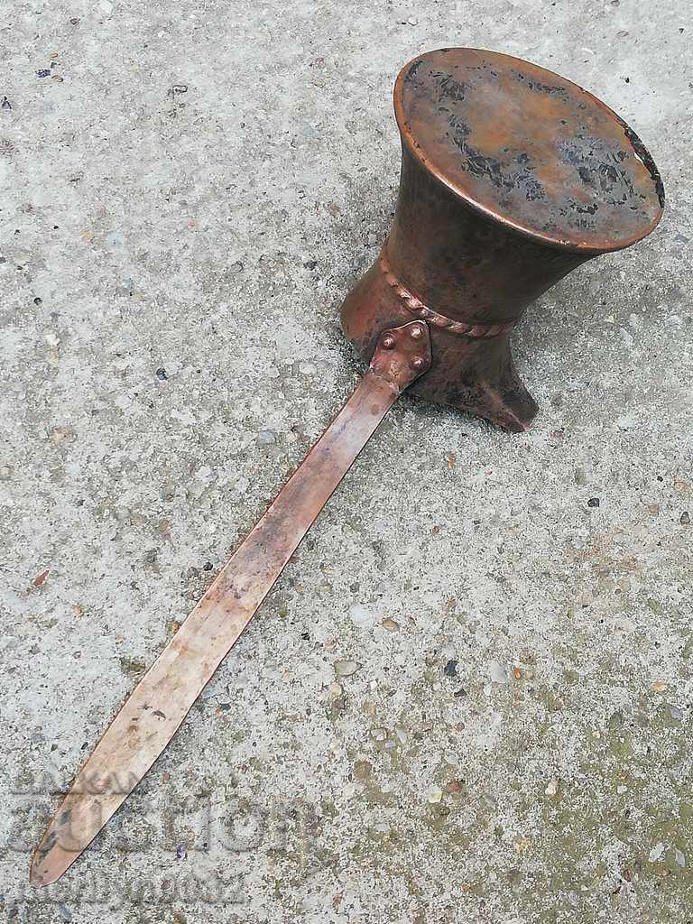 Old copper tin, coffee, baker, copper pot - 7 Old copper tin, coffee, baker, copper pot - 7