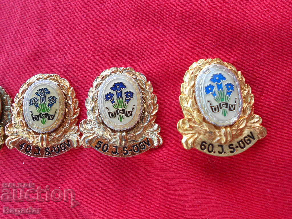 Collection of old badges - 7 Collection of old badges - 7
