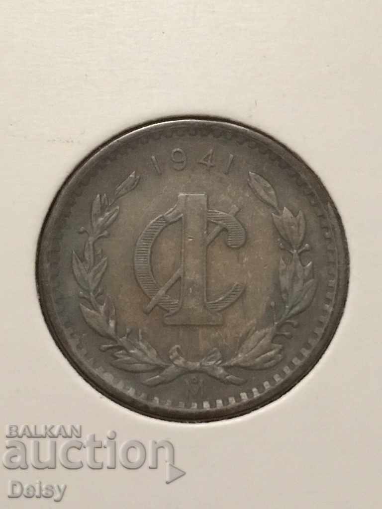 Мексико 1 центаво 1941г.