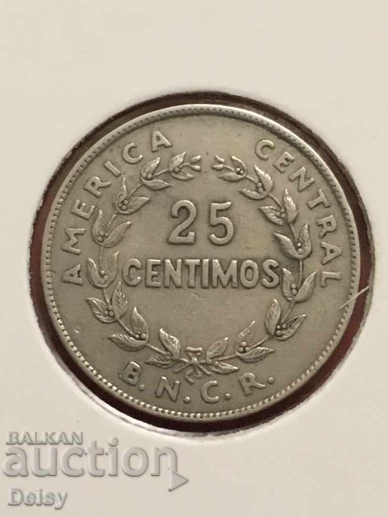 Costa Rica 25 de cenți 1948