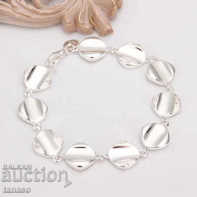 Necklace, chain, silver-plated - 5 Necklace, chain, silver-plated - 5