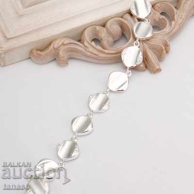 Necklace, chain, silver-plated - 6 Necklace, chain, silver-plated - 6