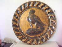 Old copper eagle wall decoration