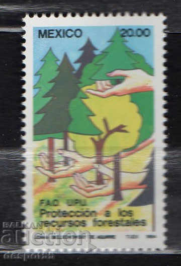 1984. Mexic. Protejarea resurselor forestiere.