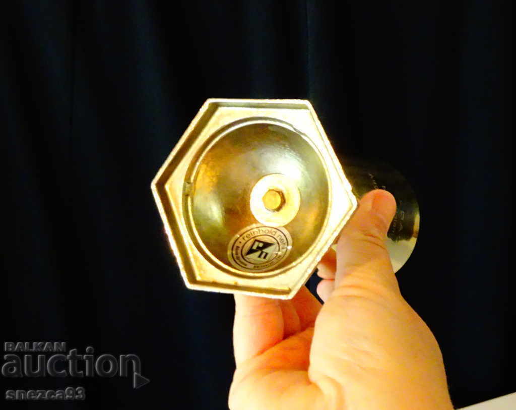 Bronze wine cup 400 ml, vines, grapes - 5