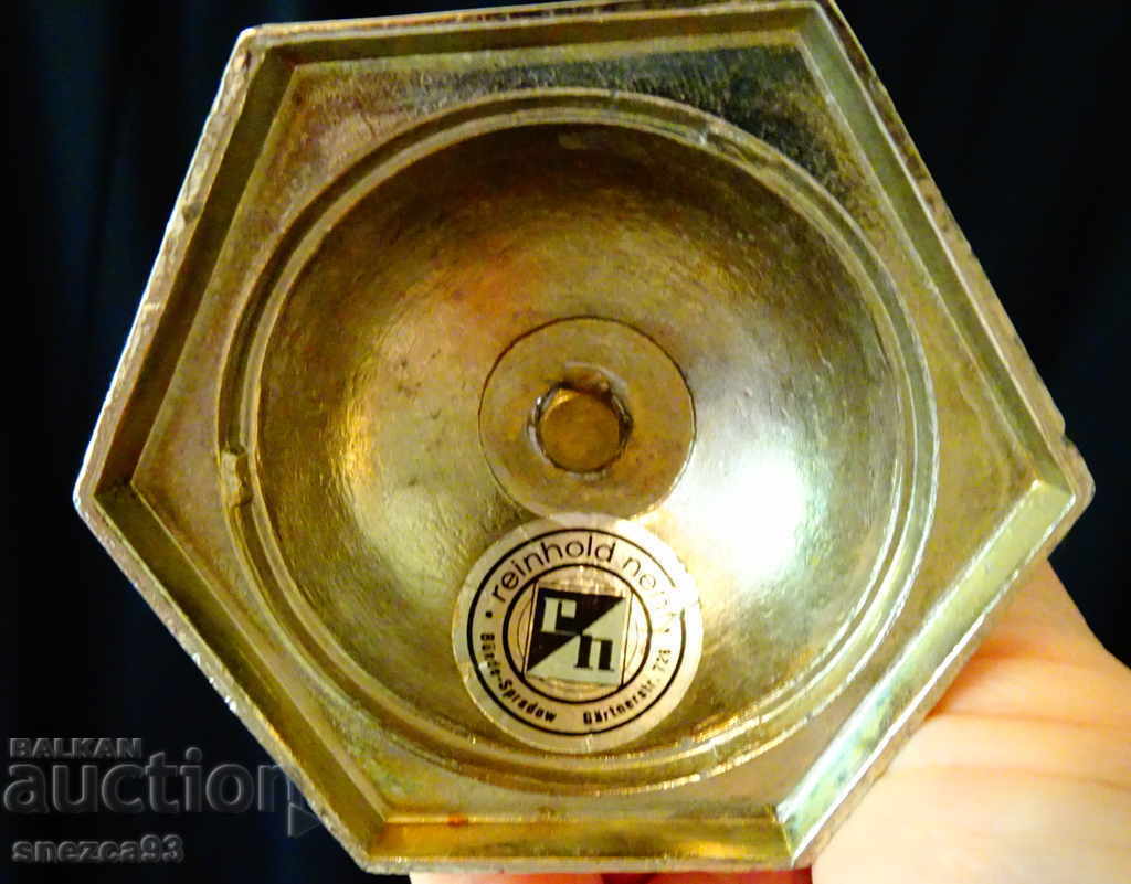 Bronze wine cup 400 ml, vines, grapes - 6