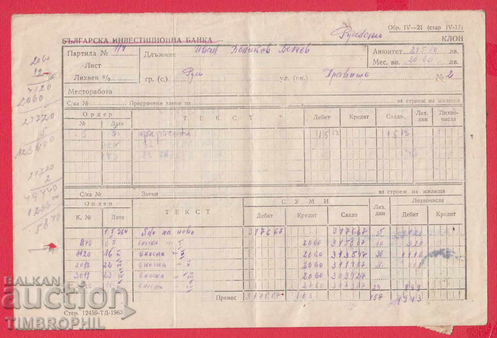 Auction 242768/1964 - RUSE BRANCH - INVESTMENT BANK Auction 242768/1964 - RUSE BRANCH - INVESTMENT BANK