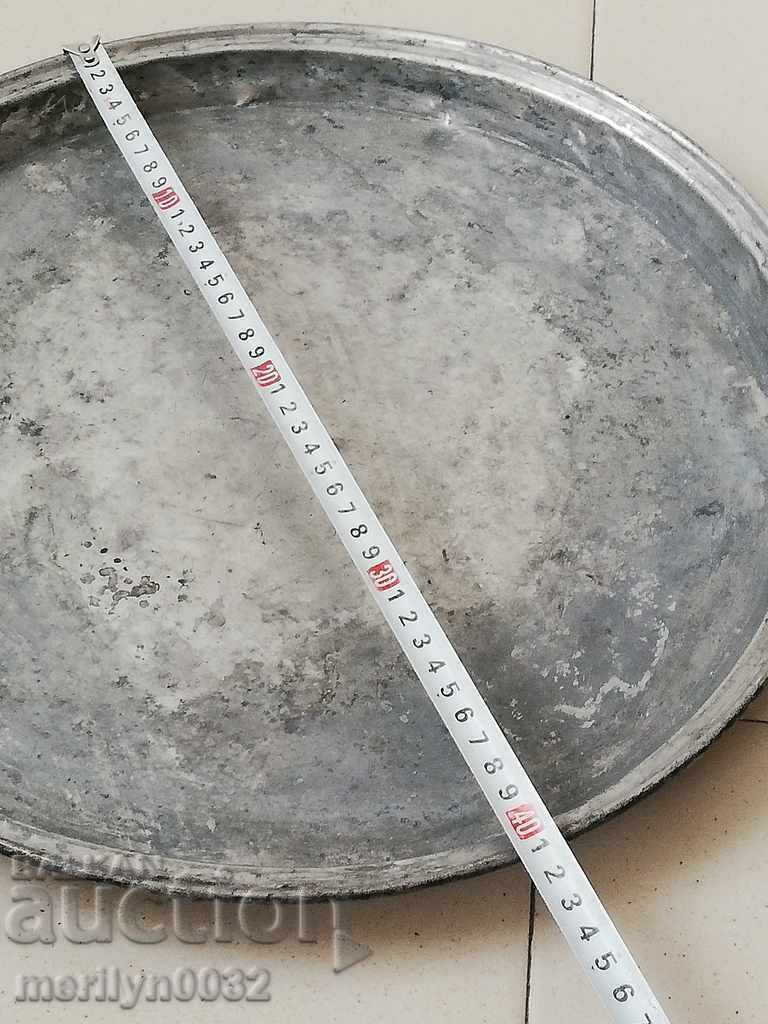 Auction  Tin, tray, baker, tray, copper pot