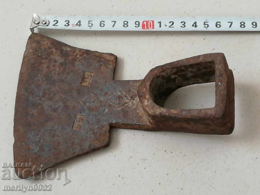 Forged chap, hoe, agricultural instrument, wrought iron - 5 Forged chap, hoe, agricultural instrument, wrought iron - 5