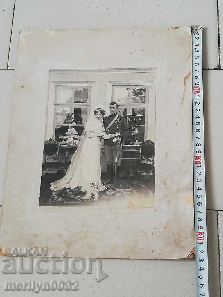 Auction Photograph of a Bulgarian officer's wedding Auction Photograph of a Bulgarian officer's wedding