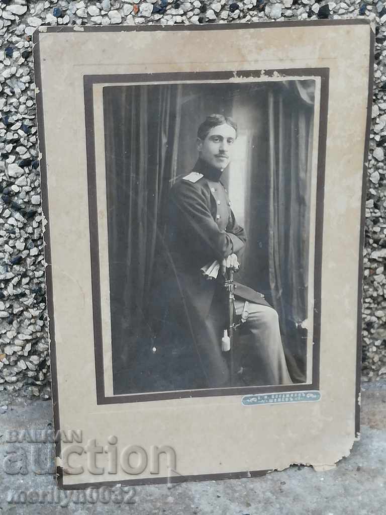 Photograph of a Bulgarian officer Photograph of a Bulgarian officer