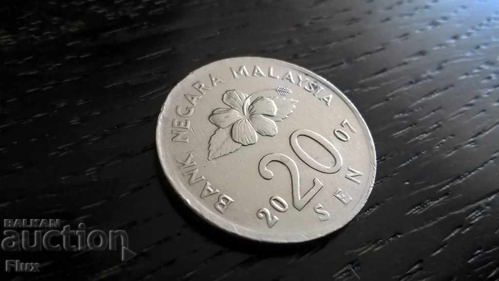 Coin - Malaysia - 20 sen 2007