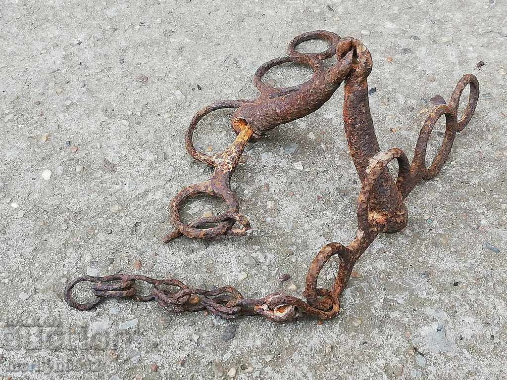 Delivery of Old forged bridle, wrought iron, harness Delivery of Old forged bridle, wrought iron, harness
