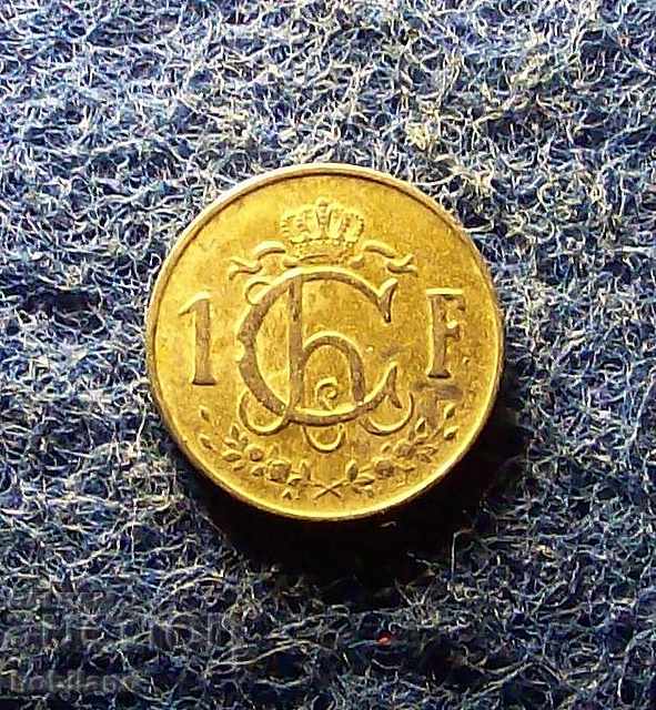 1 франк Люксенбург 1952