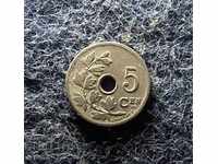 5 cenți Belgia 1906