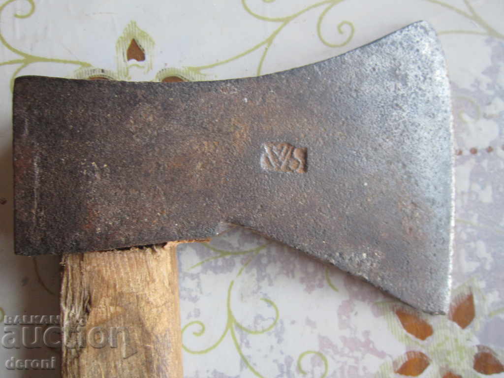 Аукцион Рядка немска военна брадва брадвичка Аукцион Рядка немска военна брадва брадвичка