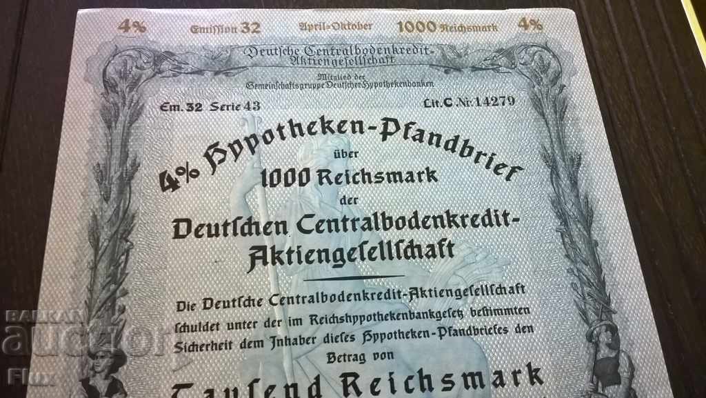 Bond 1000 Reich Brands German Center. cr. corporation with price 20.00 BGN | € 10.23 Bond 1000 Reich Brands German Center. cr. corporation with price 20.00 BGN | € 10.23