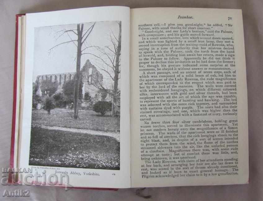 Auction 19th century Book IVANHOE SIR WALTER SCOTT Auction 19th century Book IVANHOE SIR WALTER SCOTT