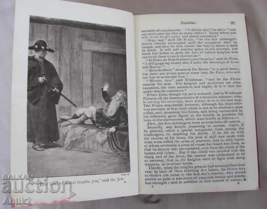 Delivery of 19th century Book IVANHOE SIR WALTER SCOTT Delivery of 19th century Book IVANHOE SIR WALTER SCOTT