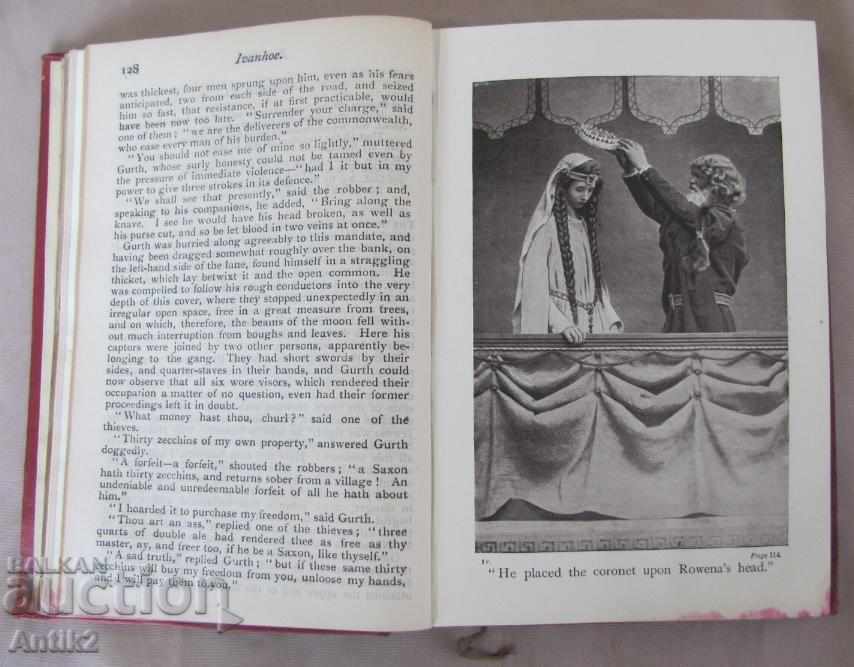 19th century Book IVANHOE SIR WALTER SCOTT - 5 19th century Book IVANHOE SIR WALTER SCOTT - 5