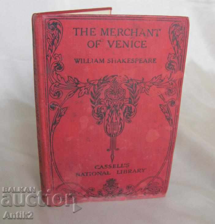 19 век Книга THE MERCHANT OF VENICE SHAKESPEARE