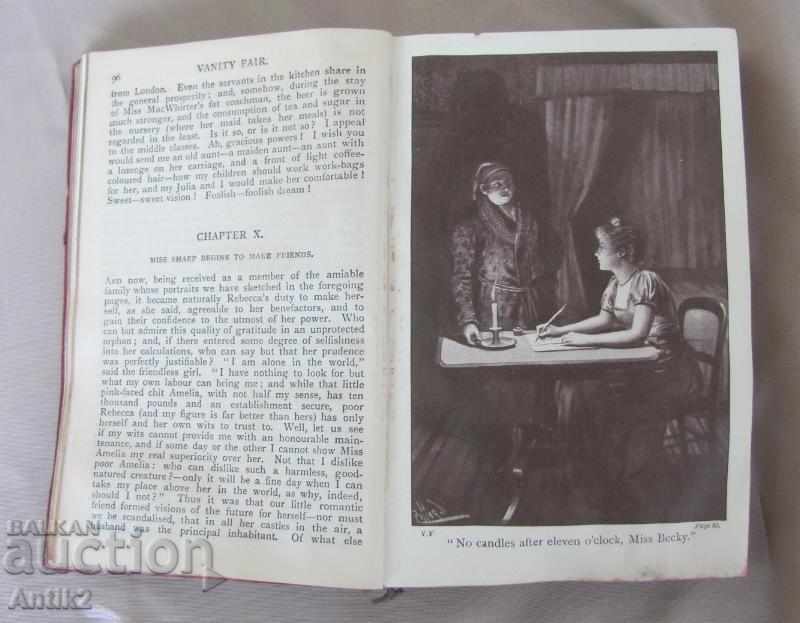 19th Century Book VANITY FAIR W.M.THACKERAY - 7 19th Century Book VANITY FAIR W.M.THACKERAY - 7