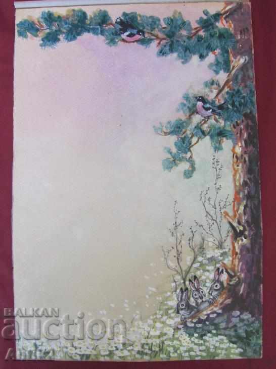 The 40 Original Watercolors for the Children's Book 8 pieces - 6 The 40 Original Watercolors for the Children's Book 8 pieces - 6