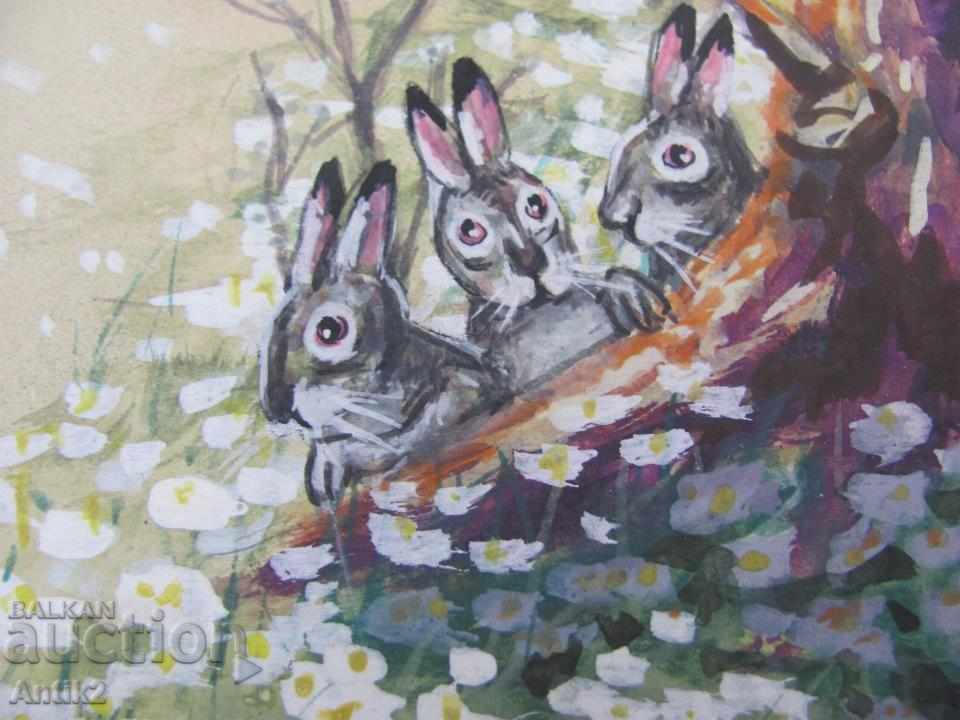 The 40 Original Watercolors for the Children's Book 8 pieces - 7 The 40 Original Watercolors for the Children's Book 8 pieces - 7