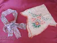 19th Century Hand Sheet Cover, Box & Lace