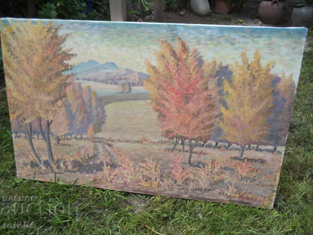 BORIS KOLEV (1906 - 1982) LARGE LANDSCAPE - M.B. with price 1755.00 BGN | € 897.32