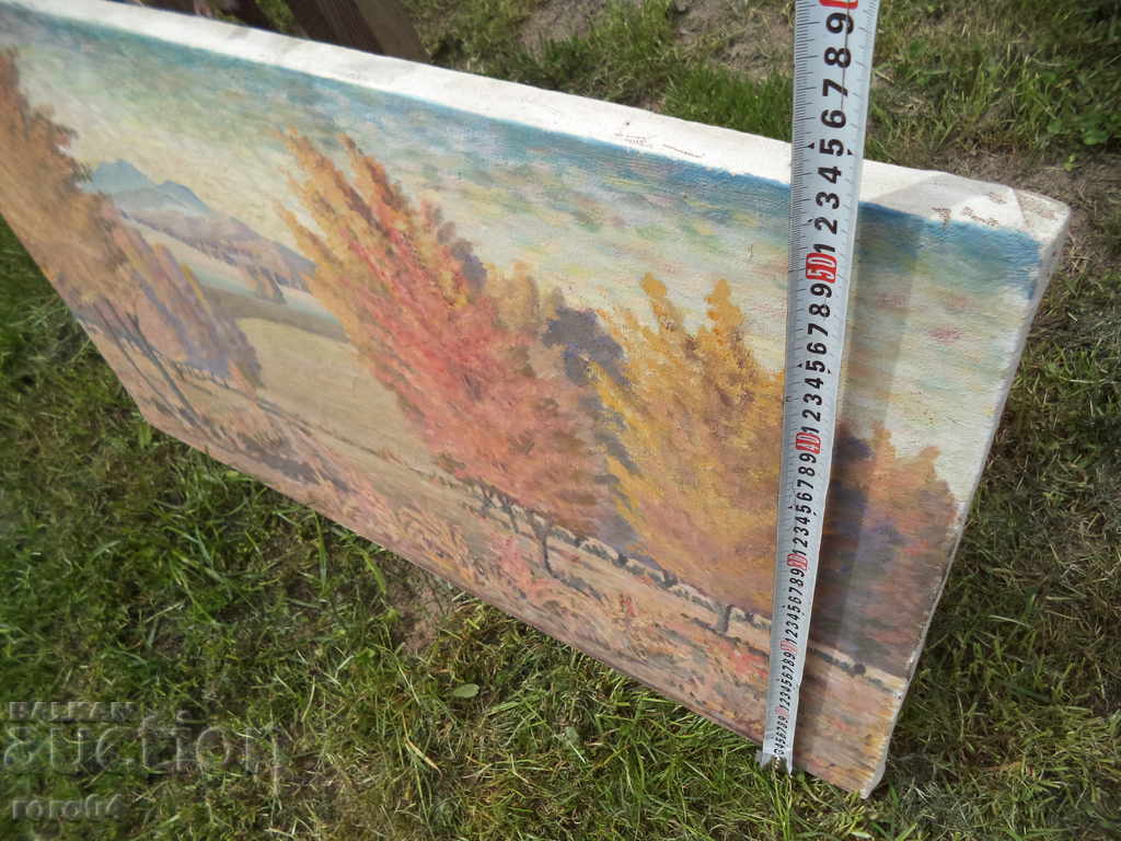 BORIS KOLEV (1906 - 1982) LARGE LANDSCAPE - M.B. - 5 BORIS KOLEV (1906 - 1982) LARGE LANDSCAPE - M.B. - 5