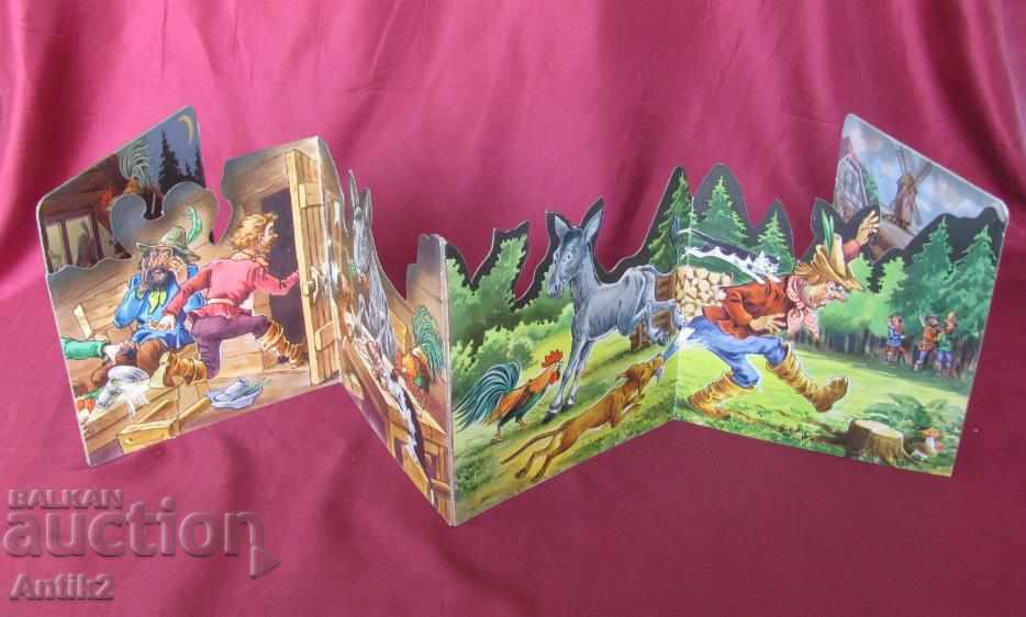 Auction Old Children's Book Germany Bremen Musicians Auction Old Children's Book Germany Bremen Musicians