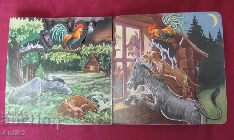 Old Children's Book Germany Bremen Musicians - 5 Old Children's Book Germany Bremen Musicians - 5