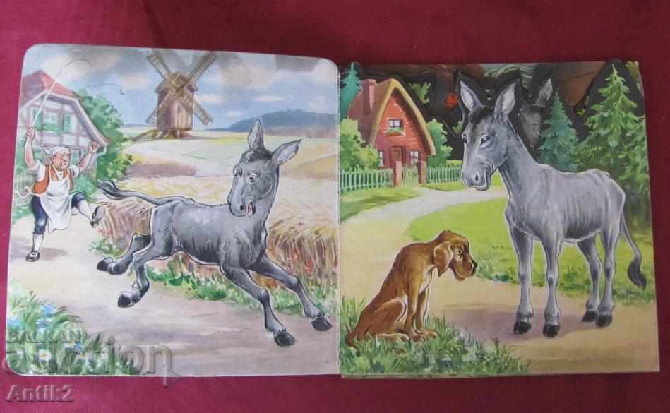 Old Children's Book Germany Bremen Musicians - 7 Old Children's Book Germany Bremen Musicians - 7