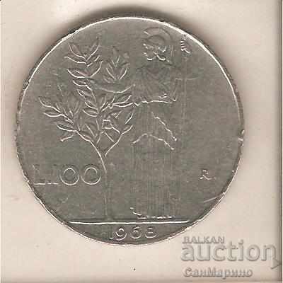 + Italia 100 liras 1968