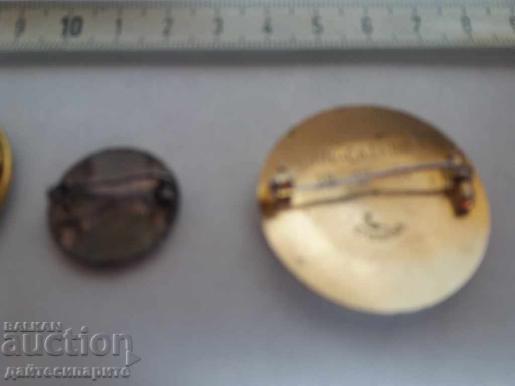 Lot of old enamel badges with price 19.99 BGN | € 10.22 Lot of old enamel badges with price 19.99 BGN | € 10.22