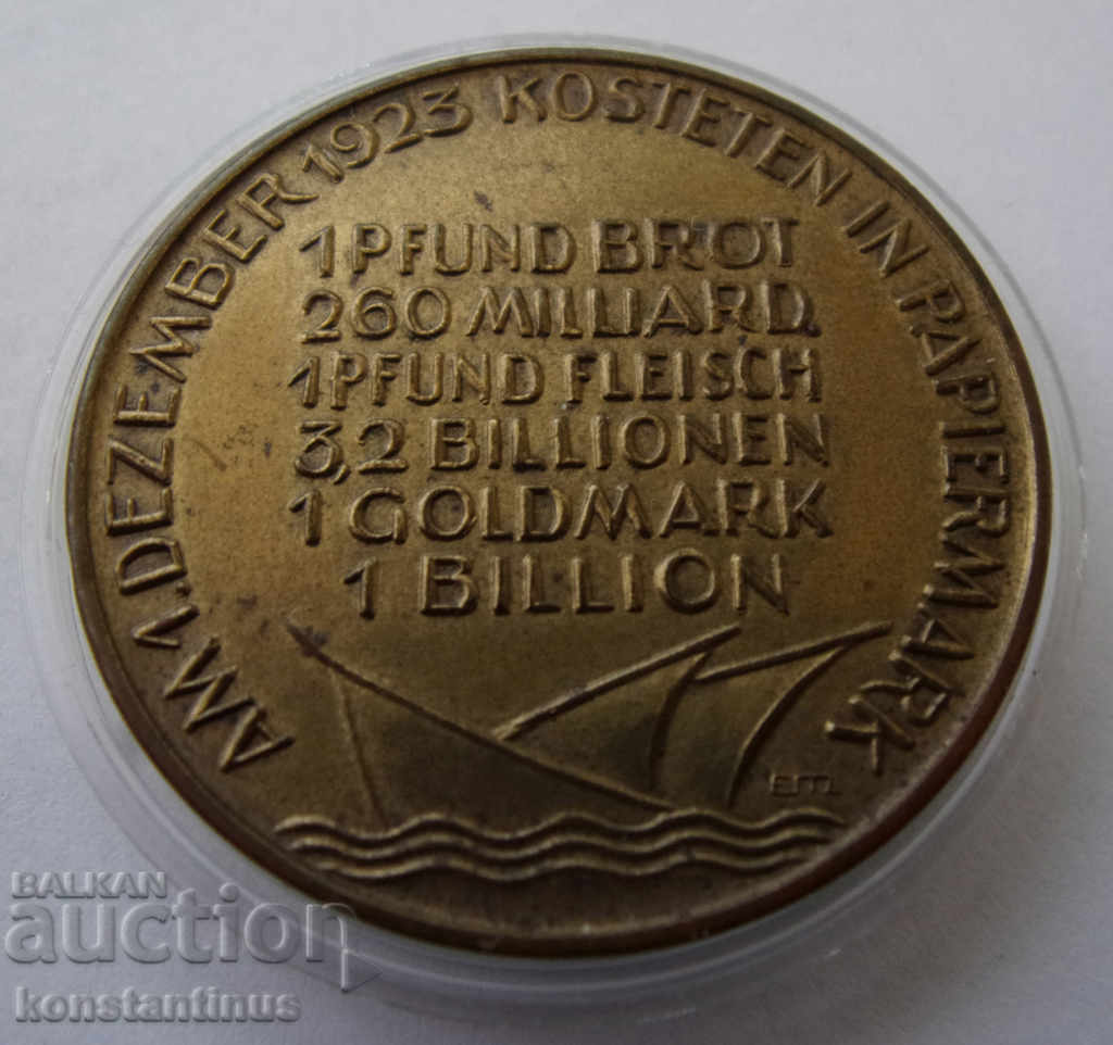 Germania Weimar 1 Bilion Mark 1923 Rare cu preț € 17.90 | 35.01 BGN