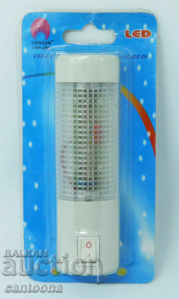 Νυχτερινή λυχνία LED με κουμπί - 1 W