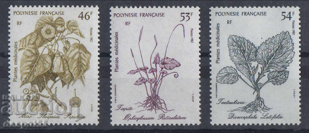 1987. Γαλλική Πολυνησία. Ιατρικά φυτά.
