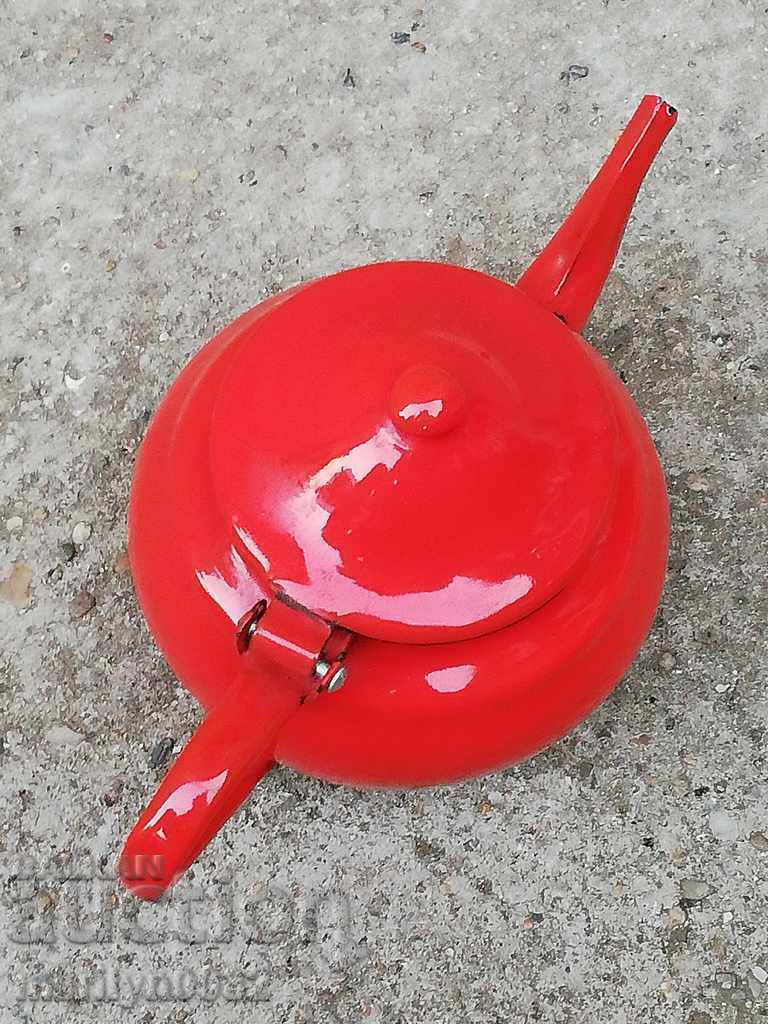 Enamel vessel, teapot, jug, jug, early soc - 7 Enamel vessel, teapot, jug, jug, early soc - 7