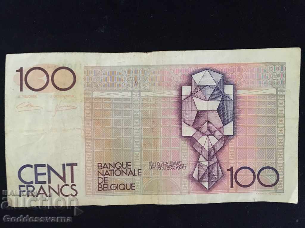 Belgium 100 Francs 1982-94 Pick 142 ref 4474 with price 14.00 BGN | € 7.16