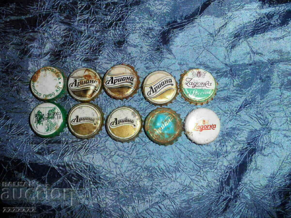 lot of beer caps