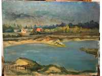 1338 Marin Bochev oil canvas signed 1963 R. 65/51 cm.