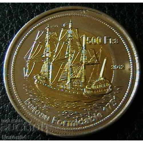 500 franci 2012, Bassas da India 500 franci 2012, Bassas da India