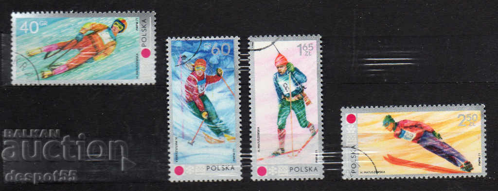 1972. Polonia. Jocurile Olimpice de Iarna - Sapporo, Japonia.