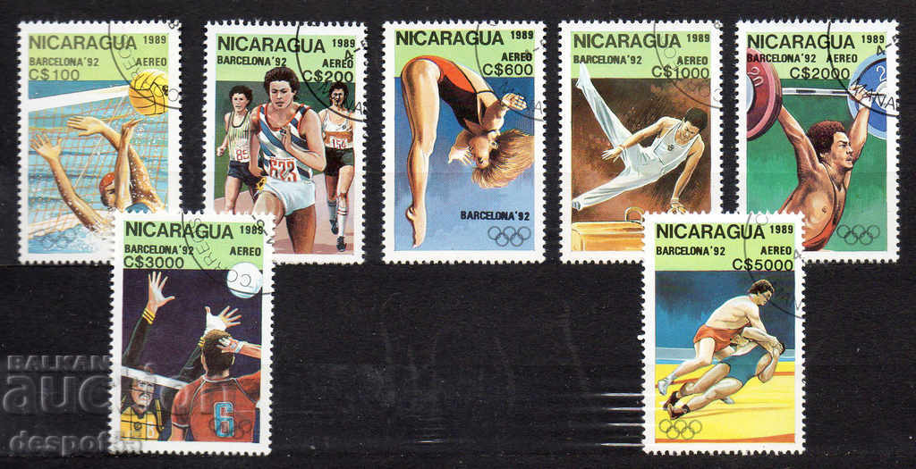 1989. Никарагуа. Олимпийски игри - Барселона, Испания 1992.
